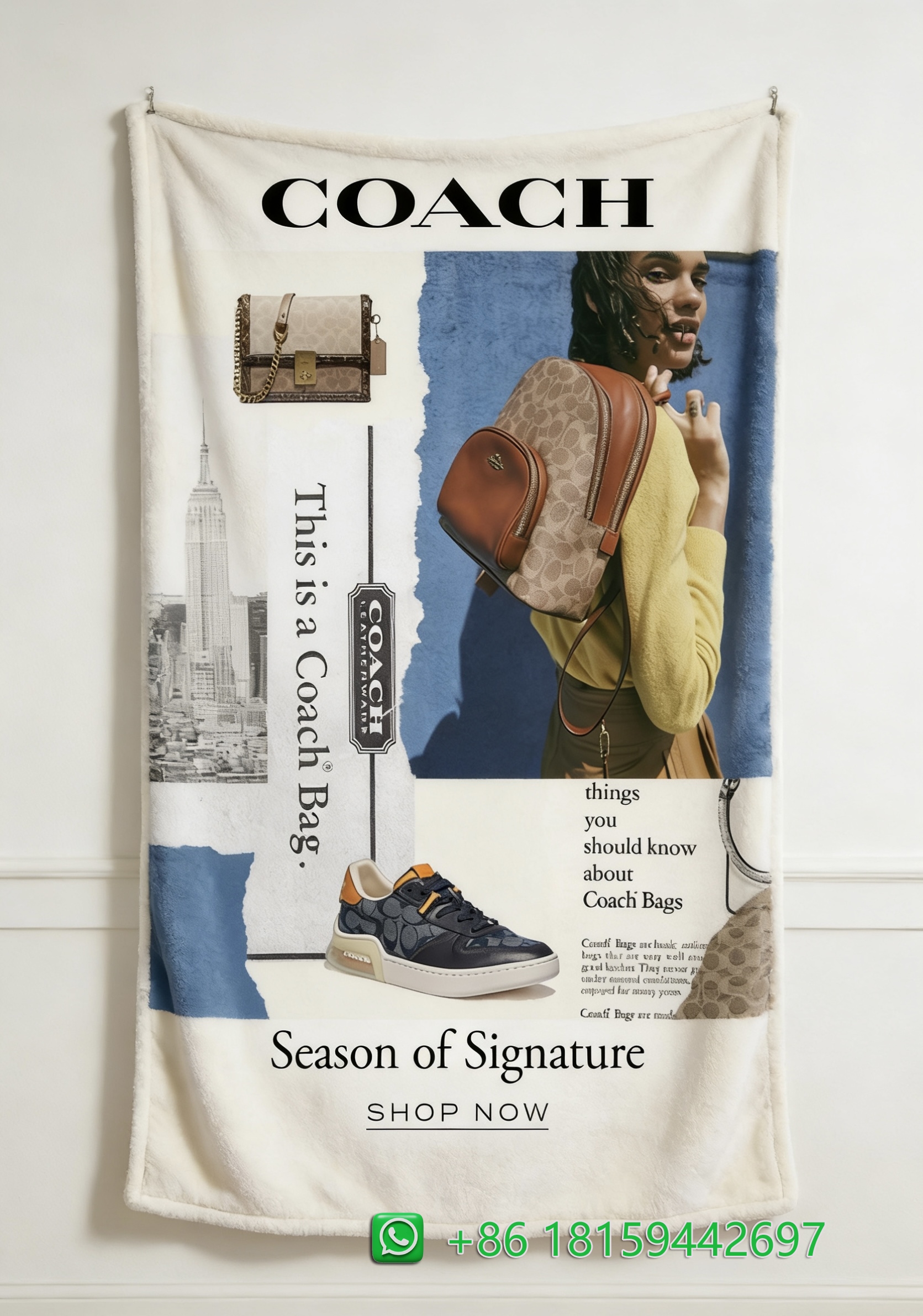 Coach Throw Blankets